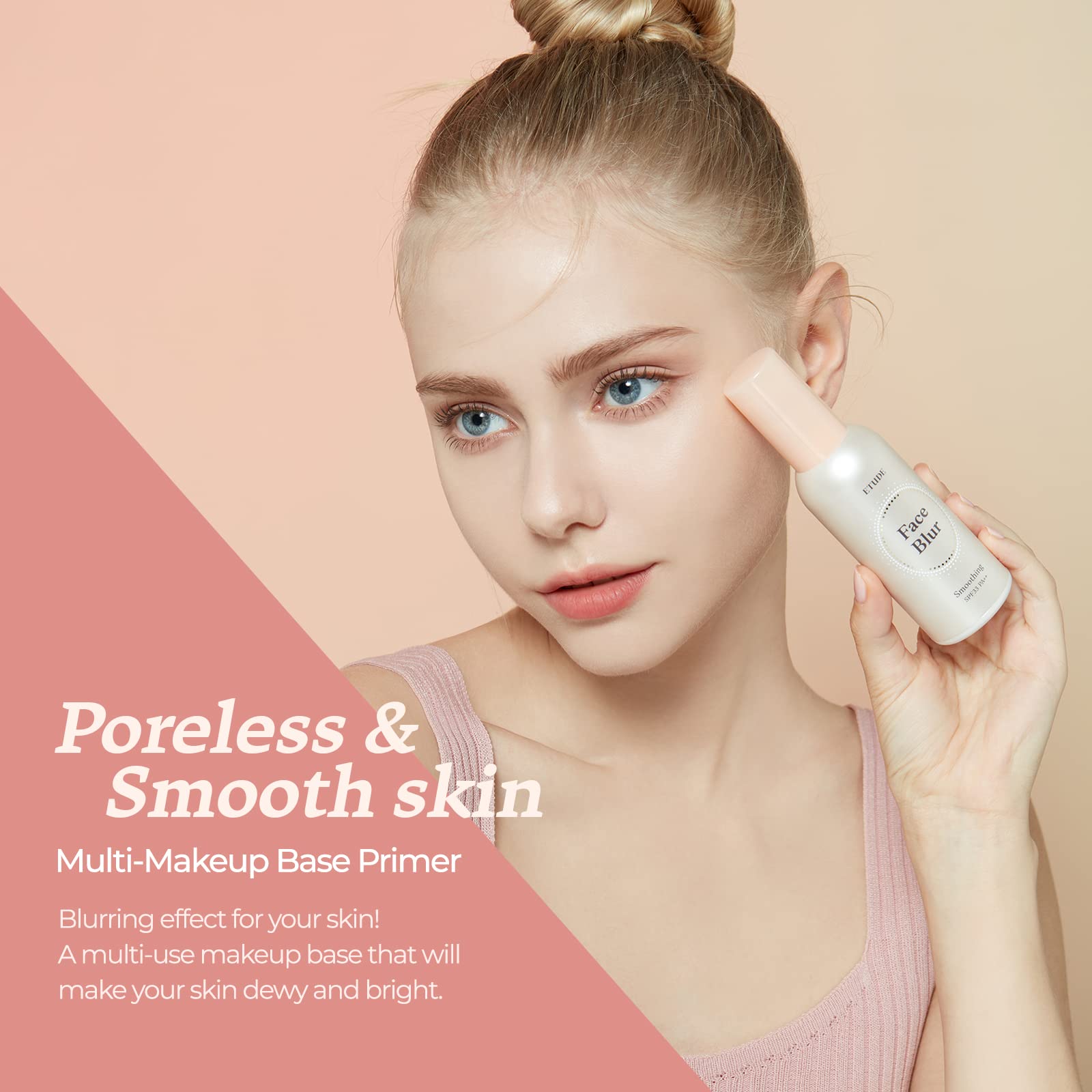 ETUDE Face Blur smoothing porcelain skin finish highlights pore-minimizing base