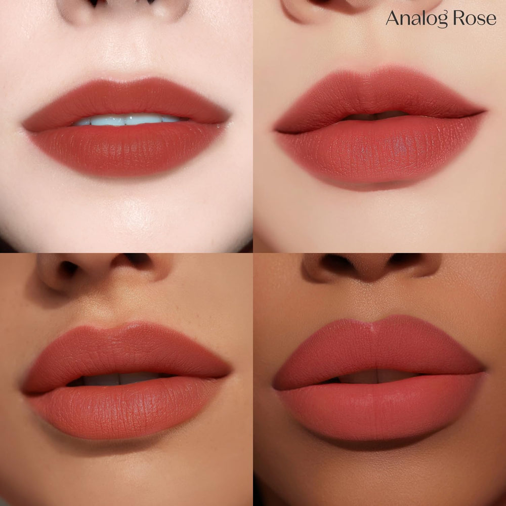 ETUDE Fixing Tint Analog Rose tube close-up shows lightweight matte finish.