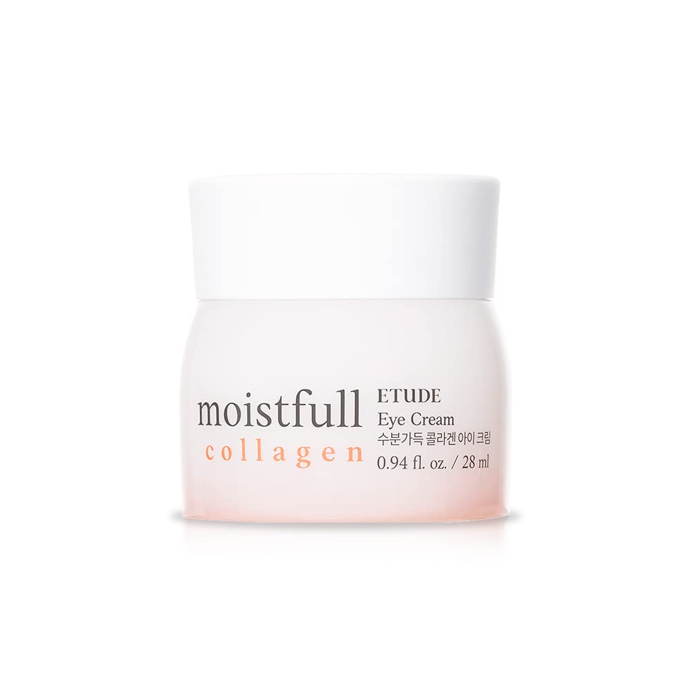 ETUDE Moistfull Collagen eye cream packaging designed for easy daily use.