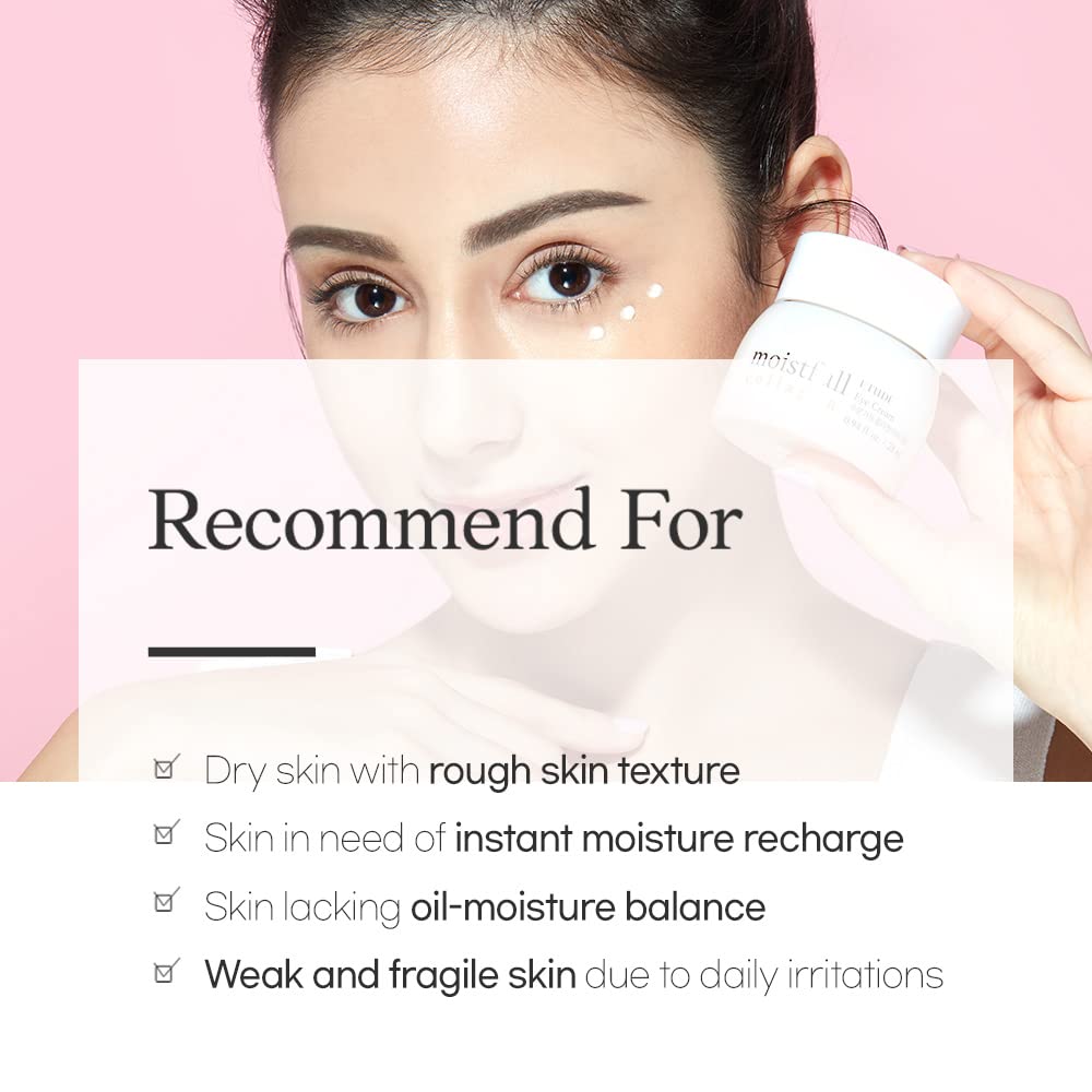 ETUDE Moistfull Collagen eye cream texture close-up showing creamy, hydrating consistency.