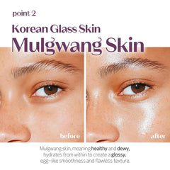 ETUDE Nymph Aura Volumer argan oil nourishes skin while glowing