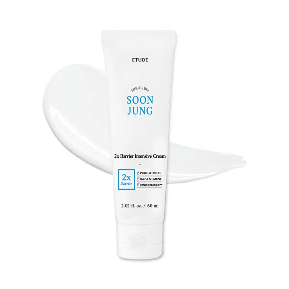 ETUDE SoonJung 2x Intensive Cream jar showing rich moisture for sensitive skin