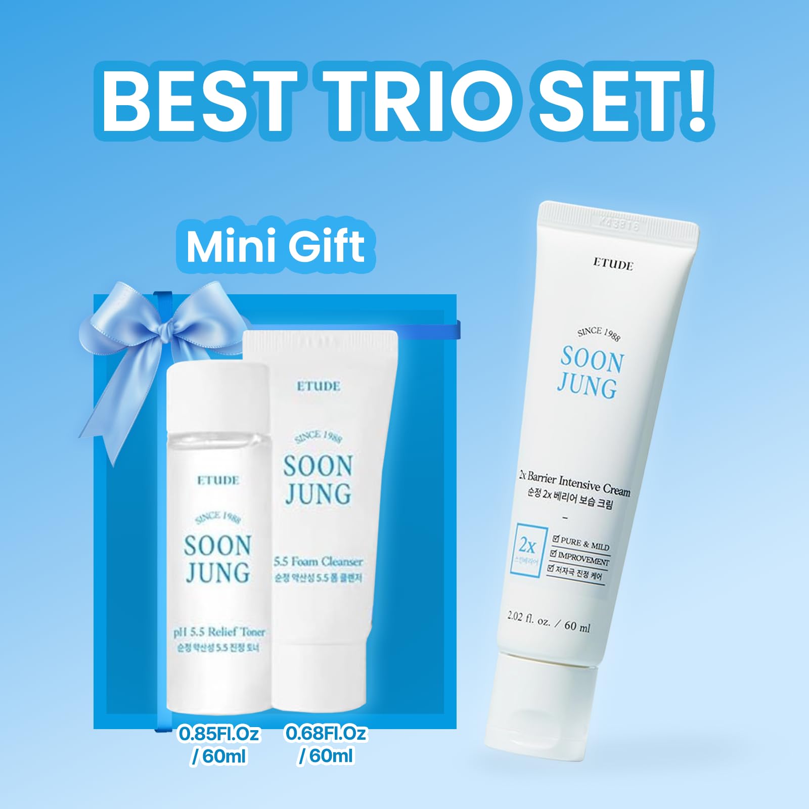 ETUDE SoonJung 2x Intensive Cream texture swirl delivering creamy hydration