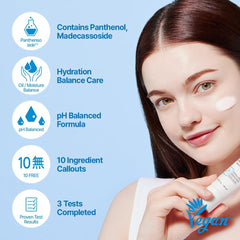 ETUDE SoonJung application demonstrating dewy finish and long-lasting hydration