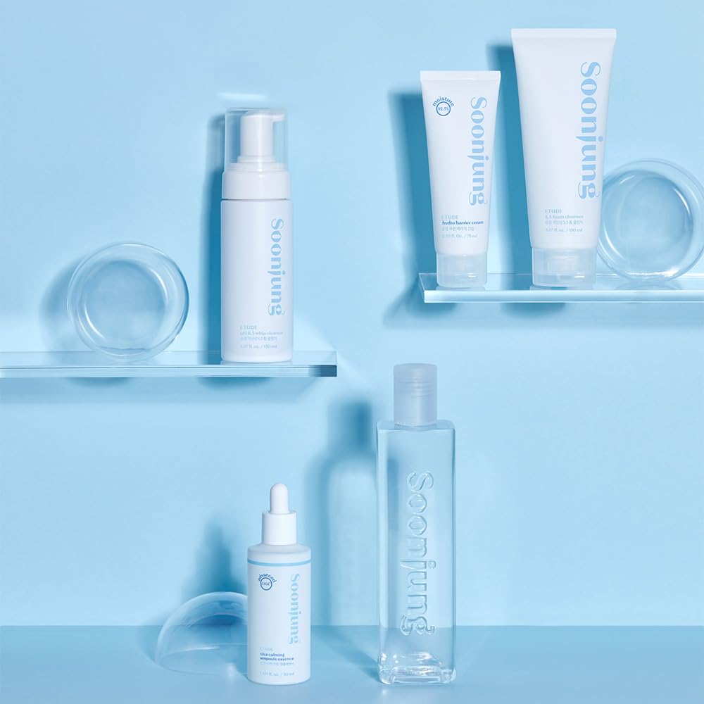 ETUDE SoonJung clean-label ingredients graphic emphasizes non-additives for clean skin.
