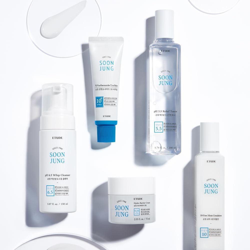 ETUDE SoonJung Hydro Barrier Cream dermatology-tested badge on the product.