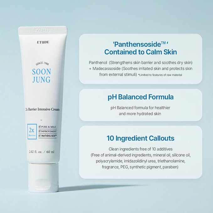 ETUDE SoonJung sensitive-skin routine setup for calm mornings