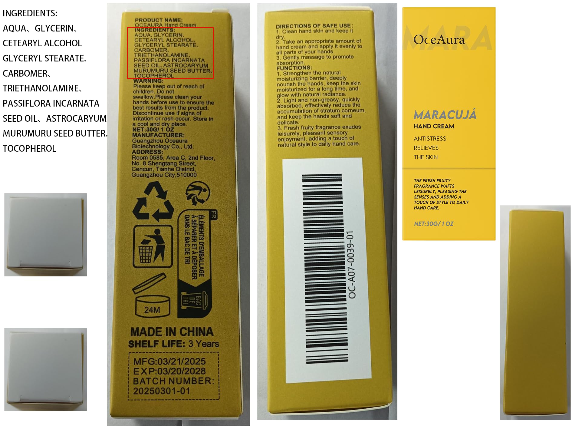 ETUIH Hands Cream tube on desk promotes daily-use skin care