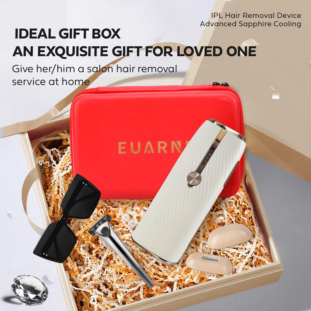 EUARNE premium razor and glasses bundle complements at-home routines.