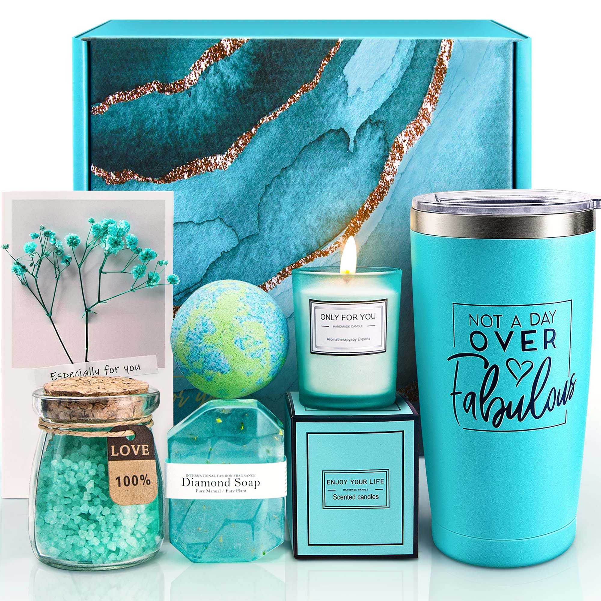 EUASOO Christmas gifts for women spa basket beautifully packaged for gifting