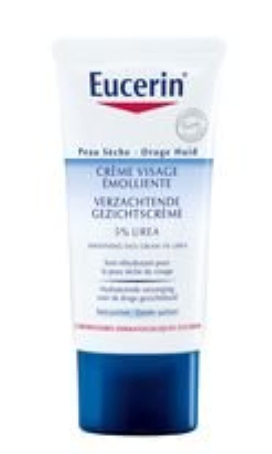 Eucerin 5% Urea closeup shows softened, hydrated skin after use.