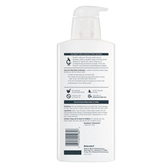Eucerin Baby Unscented Shampoo is applied to baby's skin and hair during bath time for gentle cleansing.