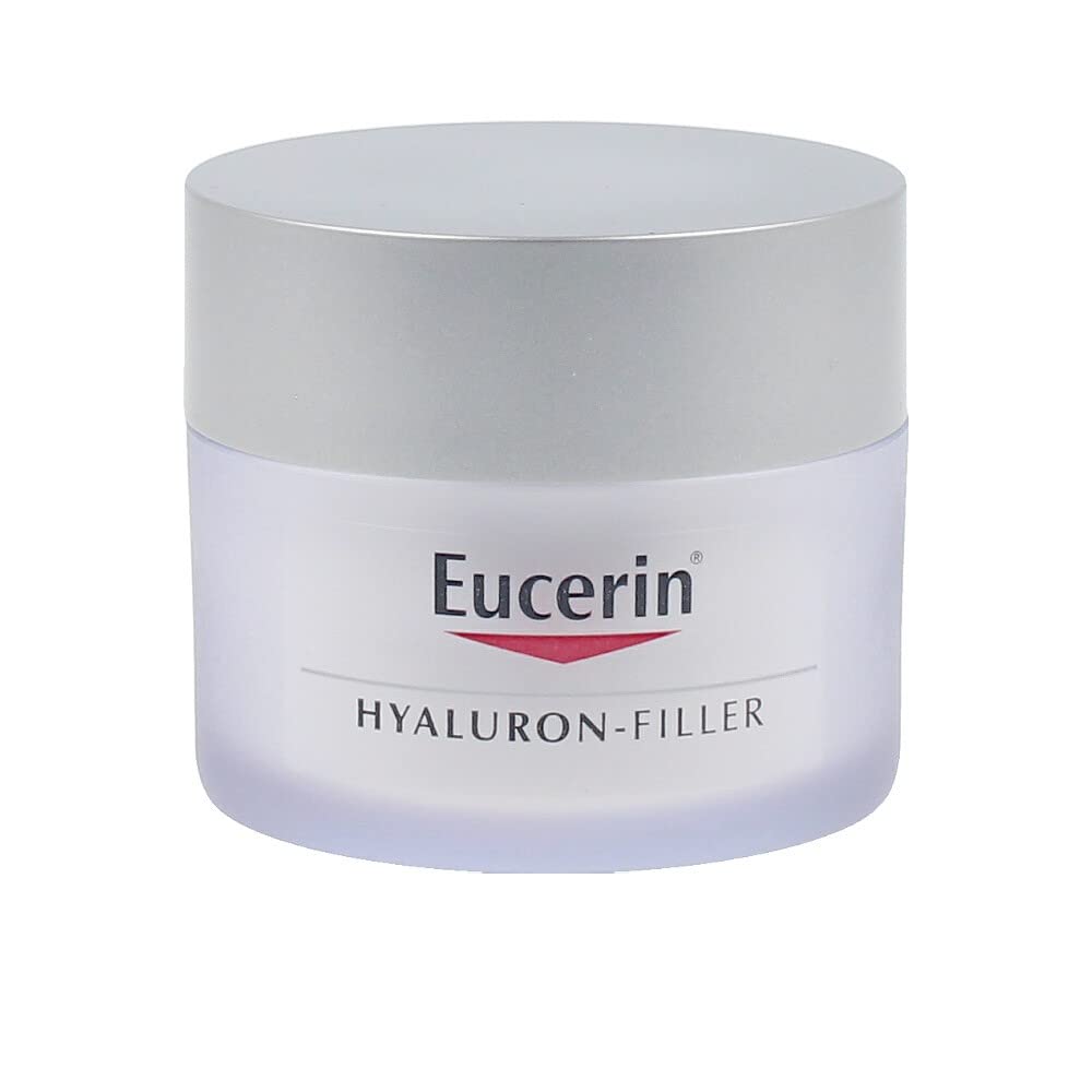 Eucerin Hyaluron-Filler x3 Day Cream SPF30 50ml jar for daily hydration and sun protection.