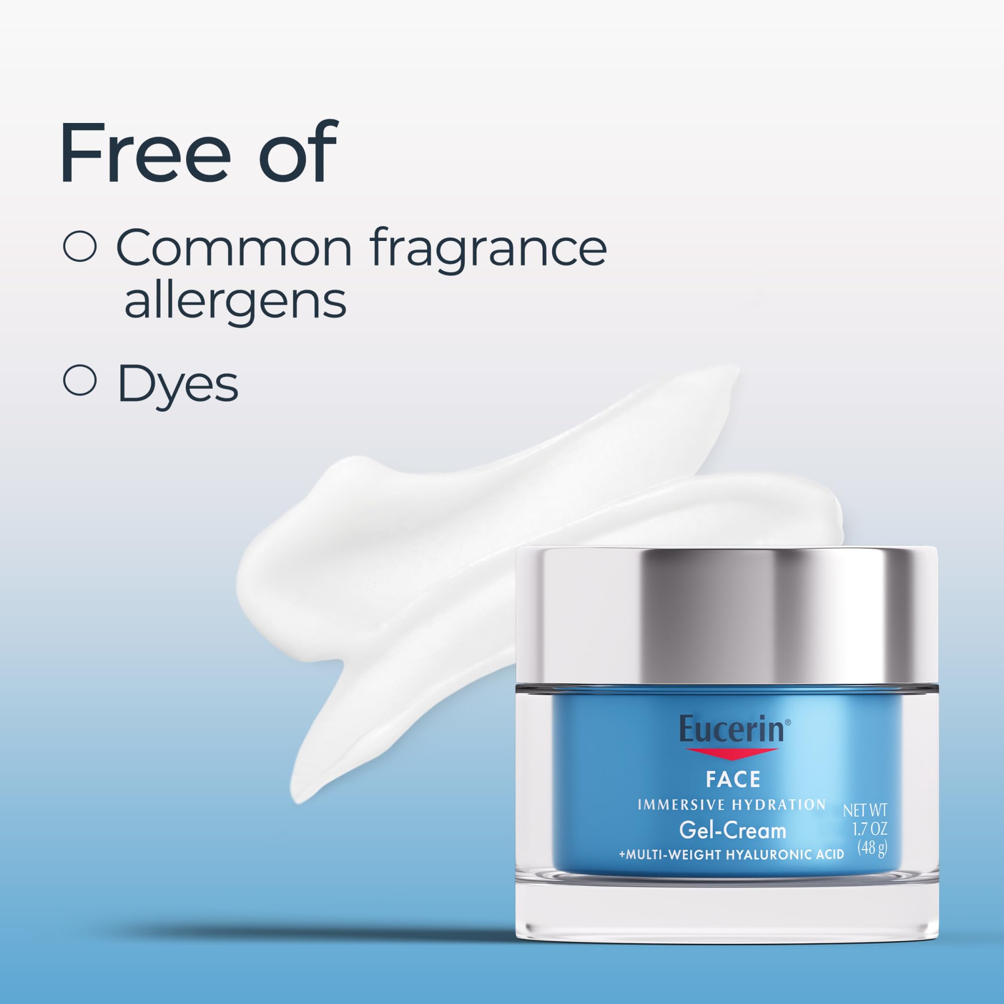 Eucerin Immersive Hydration Night Gel non-comedogenic formula supports all skin types.