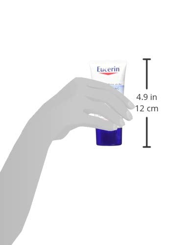 Eucerin soothing cream in use during daily regimen.