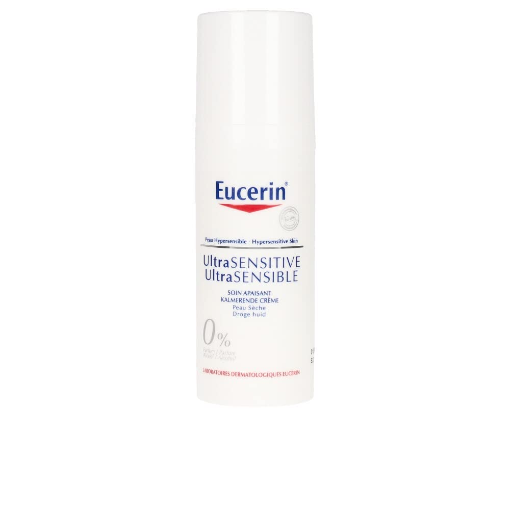 Eucerin UltraSENSITIVE soothing care 50ml bottle for hypersensitive dry skin with instant comfort