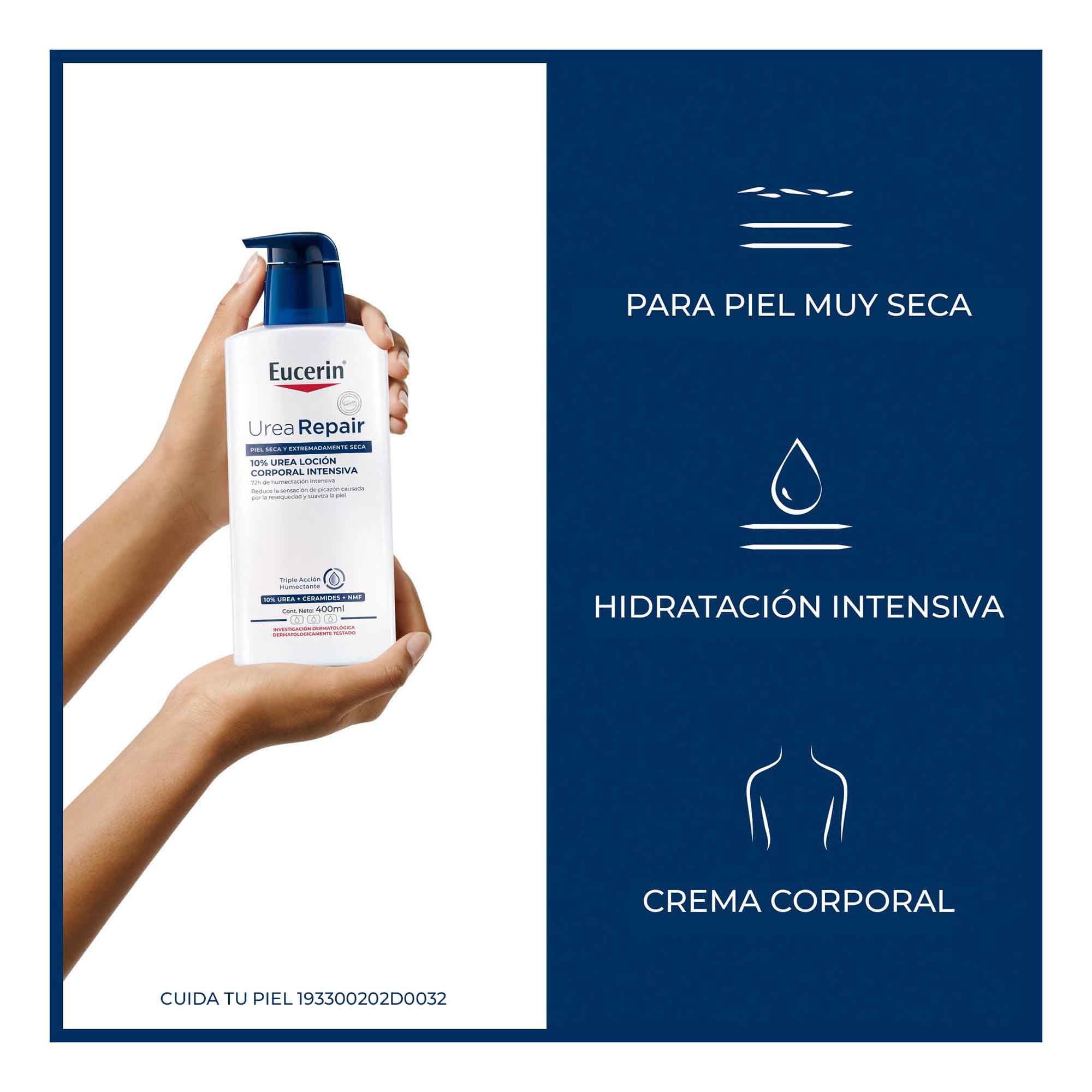 Eucerin Urea Repair Plus Intensive Lotion morning routine scene suggests daily nourishment
