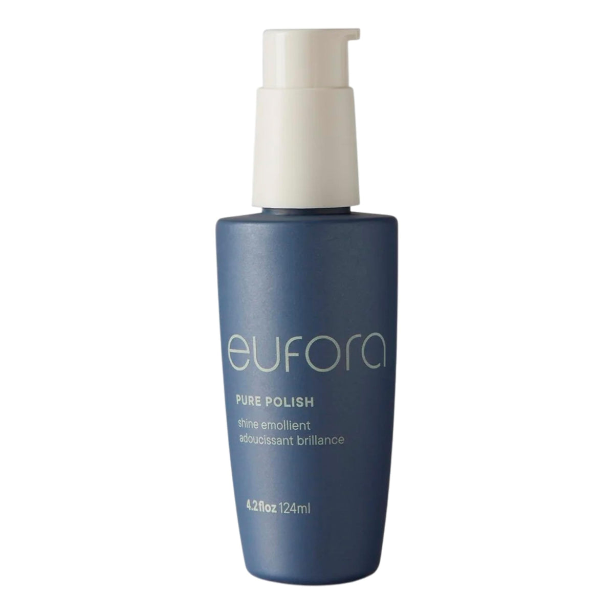 Eufora Pure Polish Shine Emollient bottle applies a weightless gloss for a polished look