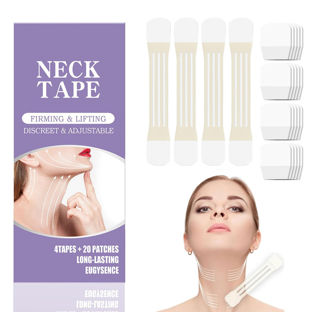 EUGYSENCE neck lift tape behind-neck invisible design for discreet contour under hair.