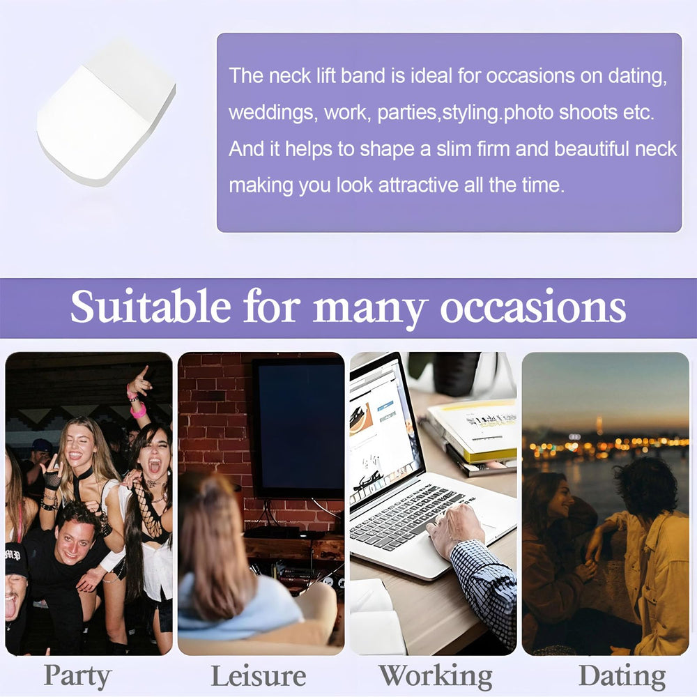 EUGYSENCE neck lift tape easy at-home lift for events or daily wear.