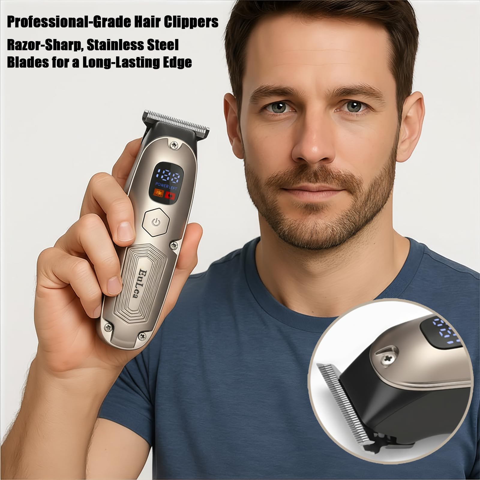 EuLea compact portable design is ideal for on-the-go grooming.