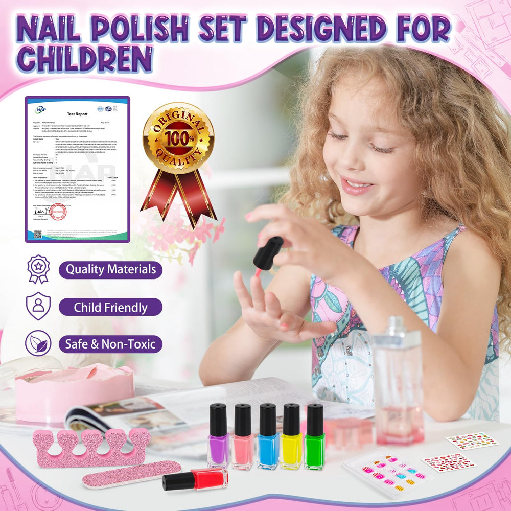 EULRGAUS fake nails set enables easy pretend play and design experiments.
