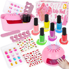 EULRGAUS Kids Nail Polish Color Palette with vibrant shades for playful nail art.
