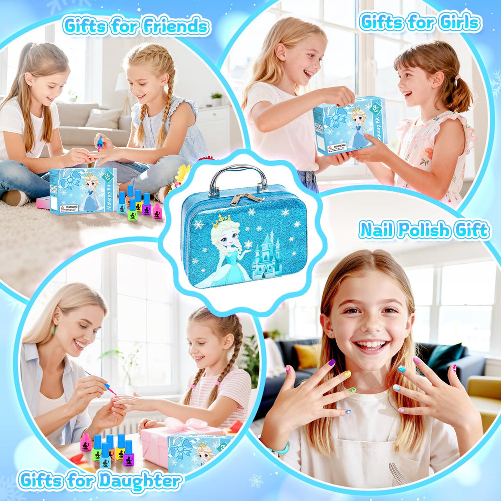 EULRGAUS press-on nail set offers ready-to-wear fun for pretend dressing up.