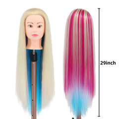 Eumos mannequin head with clamp holder offers stable training setup