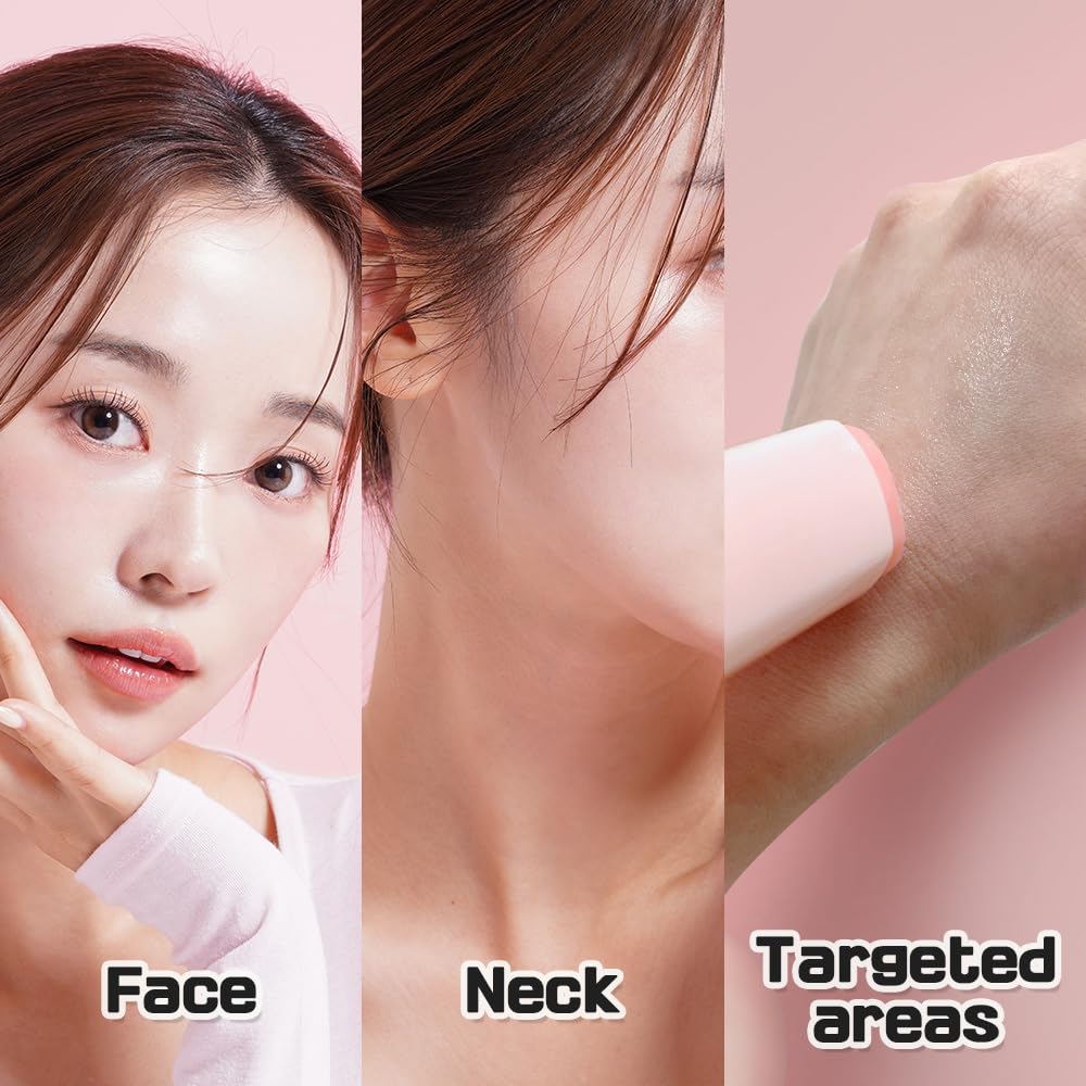 EUNYUL compact balm in hand shows travel-friendly skincare.