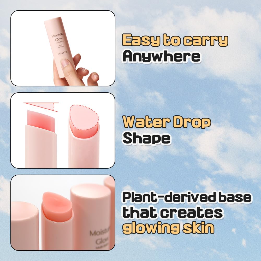 EUNYUL balm texture close-up reveals plant-based formula.