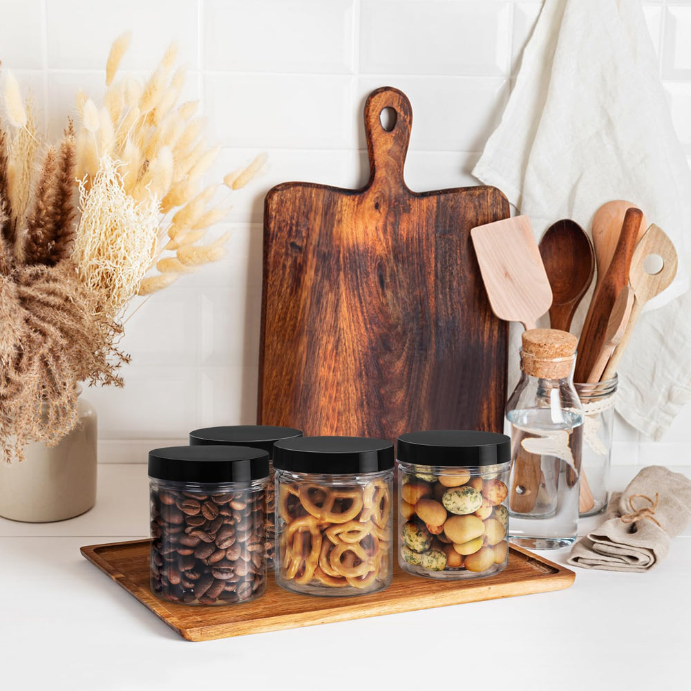 Eupako cosmetic storage jars arranged for tidy workspace inspiration