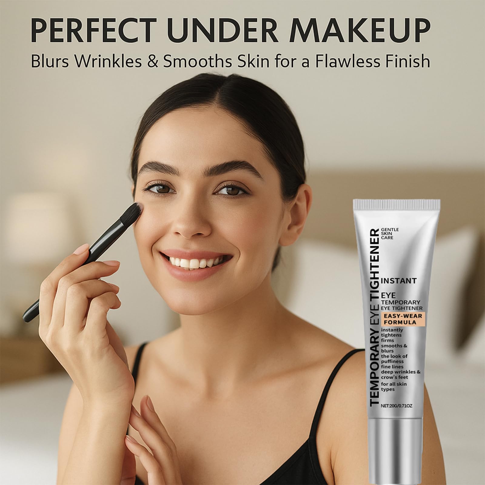 Euralissea Perfection Eye Tightener dual-brush pack shot for hygienic, precise application.