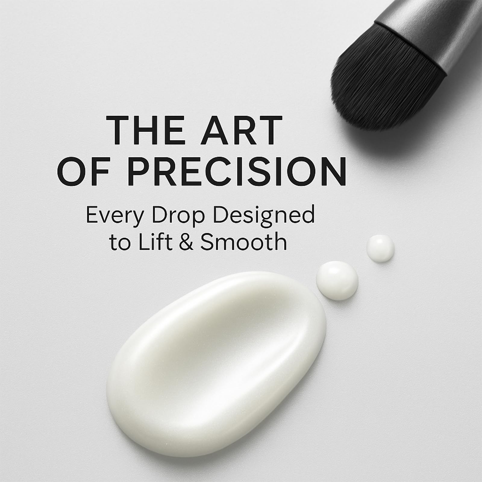 Euralissea Perfection Eye Tightener under-eye application scene shows smoother-looking area.