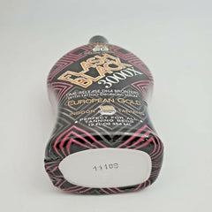European Gold Flash Black 3000X tattoo-enhancing serum shown for bold tattoo retention.