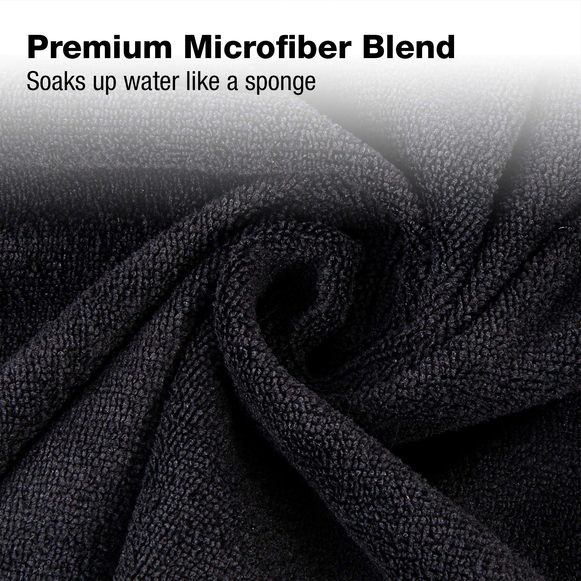 Eurow microfiber salon towels barber station use ready for daily tasks.