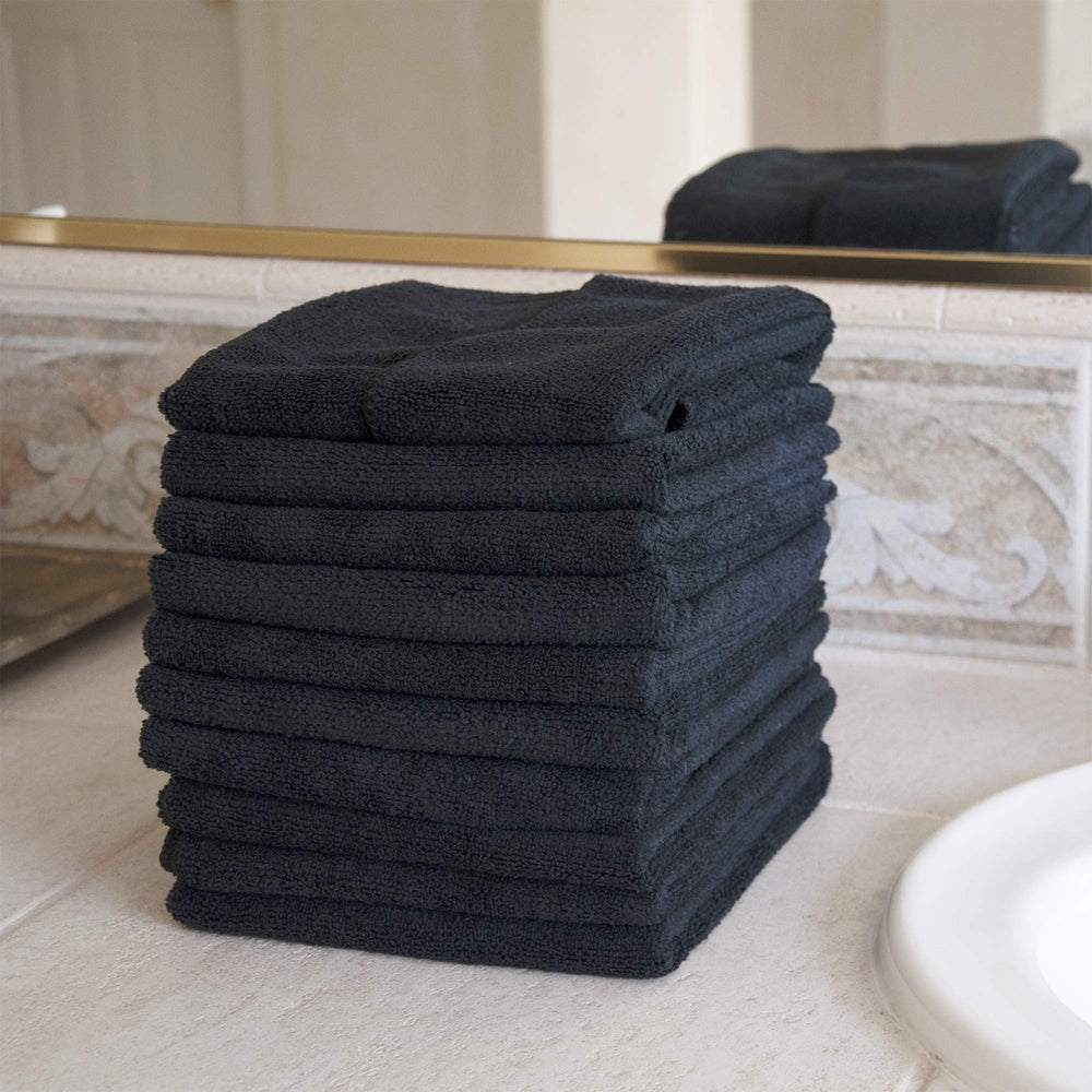 Eurow microfiber salon towels bleachproof fabric withstands chemicals and washing.