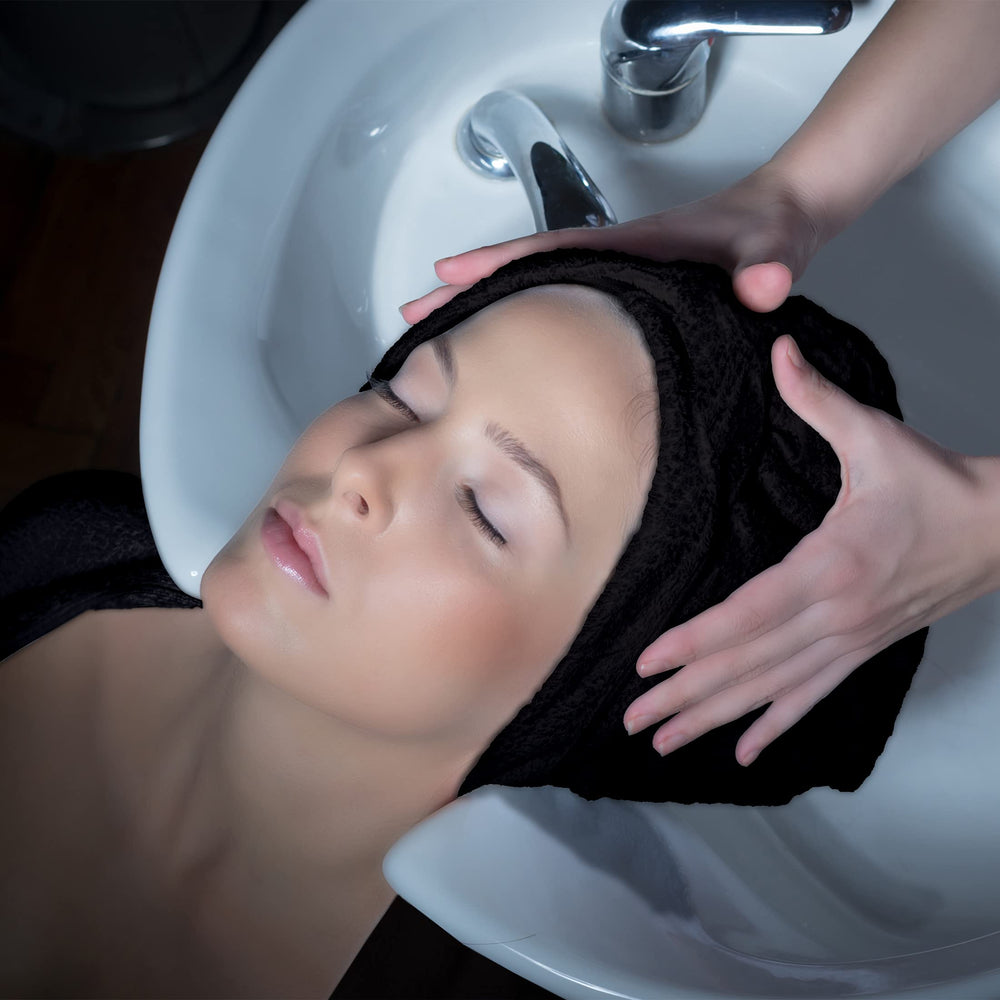 Eurow microfiber salon towels soft finish glides over hair gently.