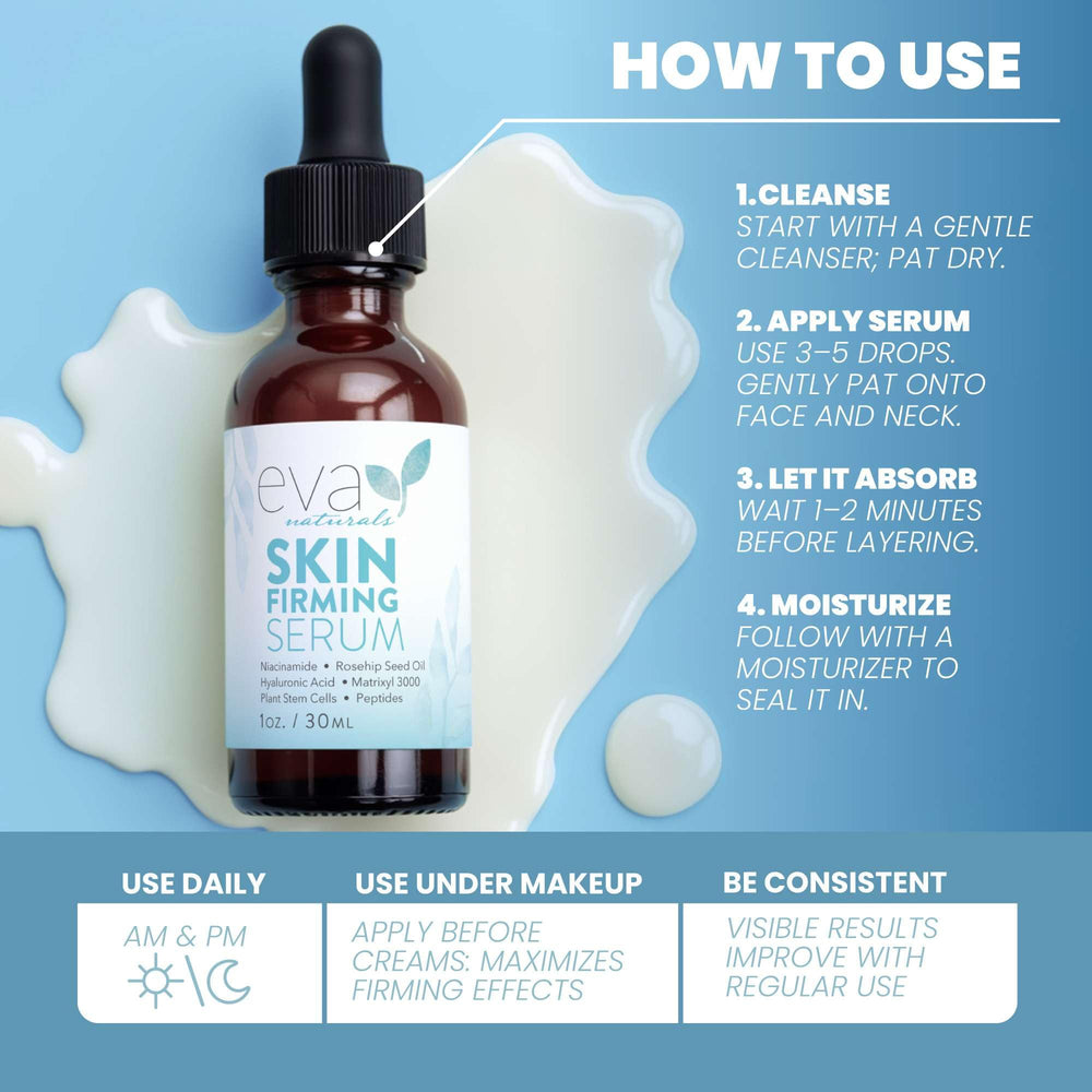 Eva Naturals Cassia seed extract visualization emphasizes moisture retention