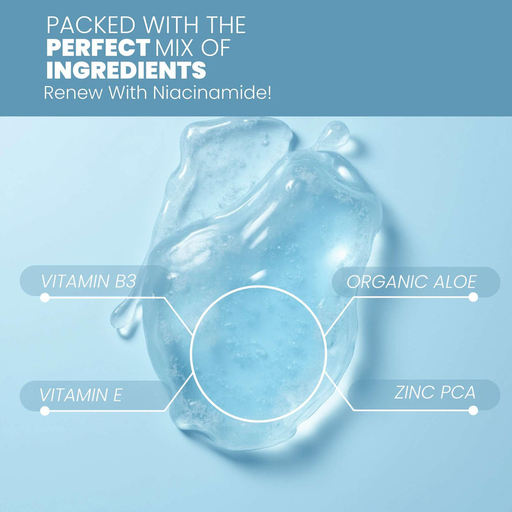Eva Naturals Niacinamide serum benefits include botanical hyaluronic acid hydration.