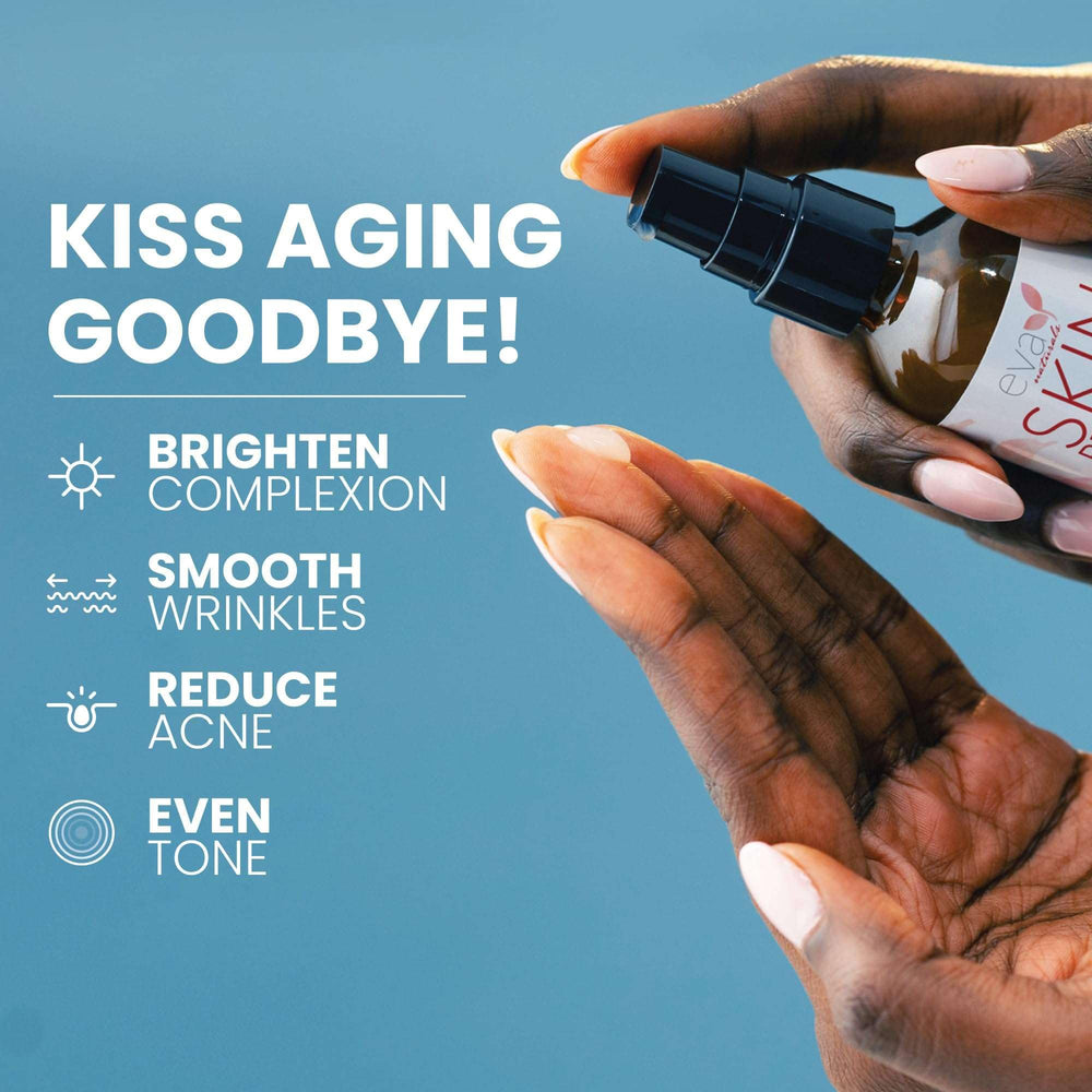 Eva Naturals Retinol Serum label closeup highlighting fragrance-free formula