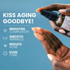 Eva Naturals Retinol Serum label closeup highlighting fragrance-free formula