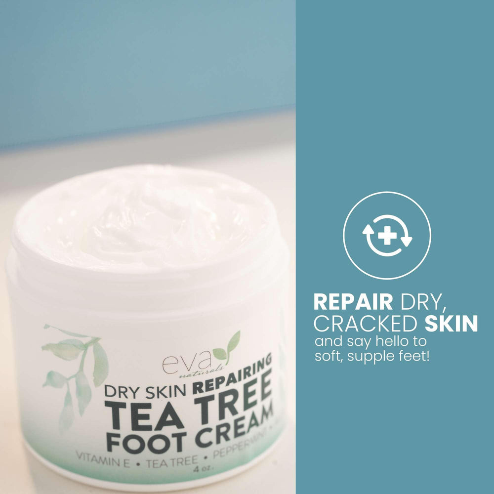 Eva Naturals Tea Tree Foot Cream after work refreshment for busy feet