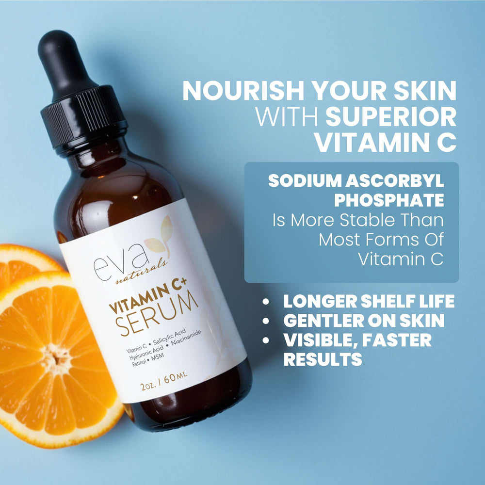 Eva Naturals Vitamin C Serum hyaluronic acid detail drop