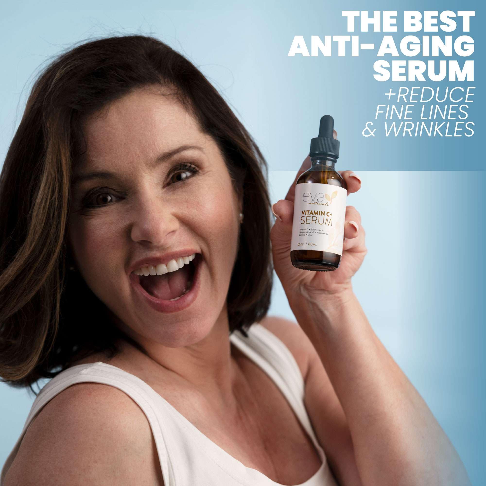 Eva Naturals Vitamin C Serum ingredients list graphic