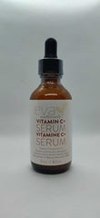 Eva Naturals Vitamin C Serum skin application closeup