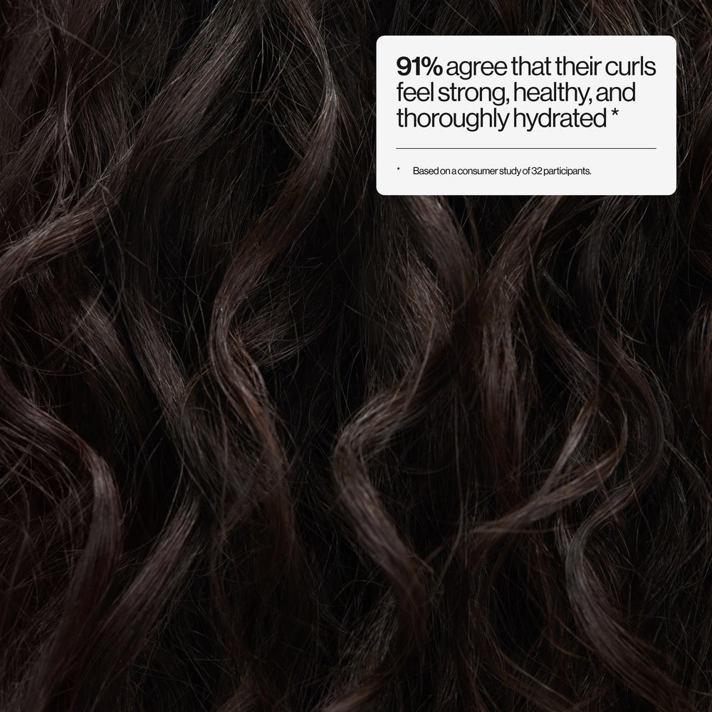 Eva NYC curl cream aloe leaf icon suggests deep hydration benefits.