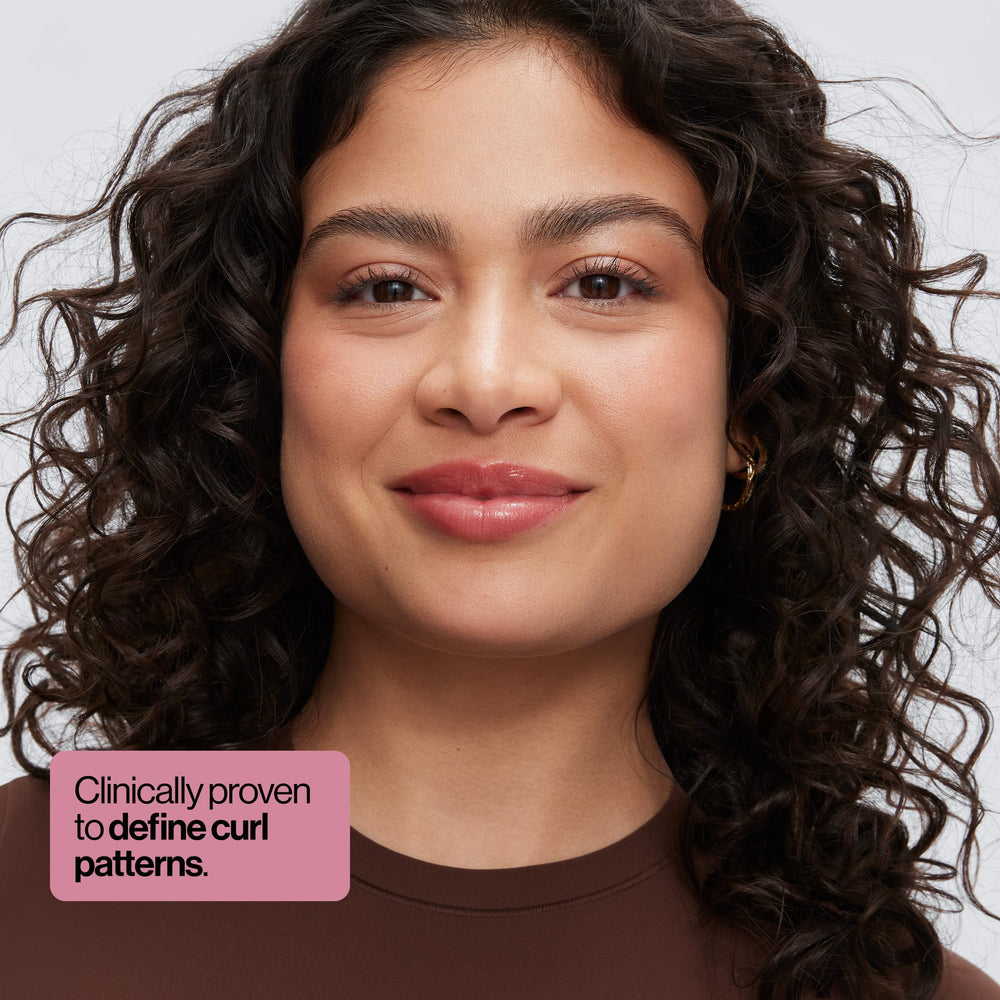 Eva NYC curl cream packaging front emphasizes a vegan, sulfate-free formula.