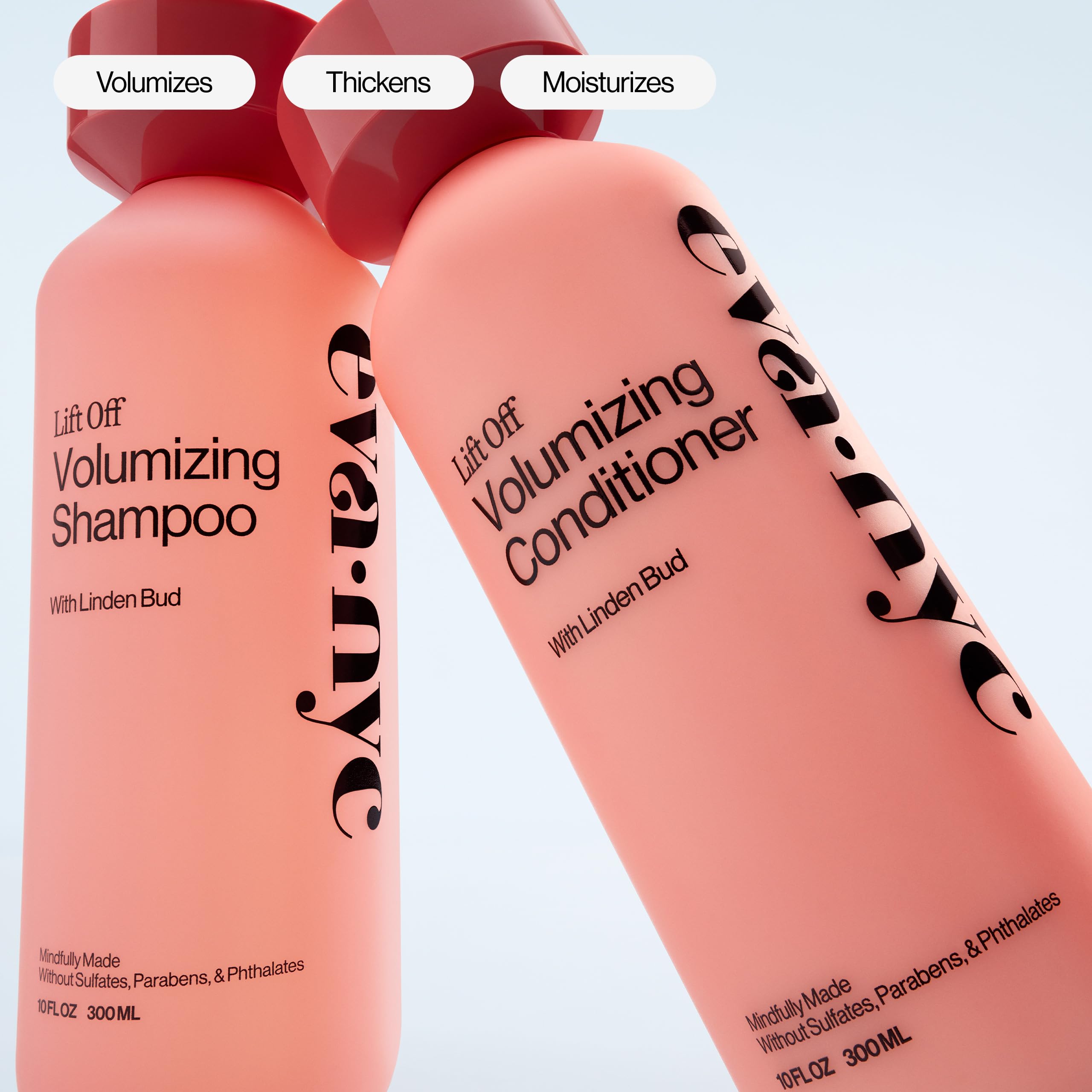Eva NYC volumizing conditioner soft hair texture closeup highlights smooth feel