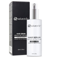 Evalectric Argan Oil Hair Serum bottle for lightweight shine and frizz control